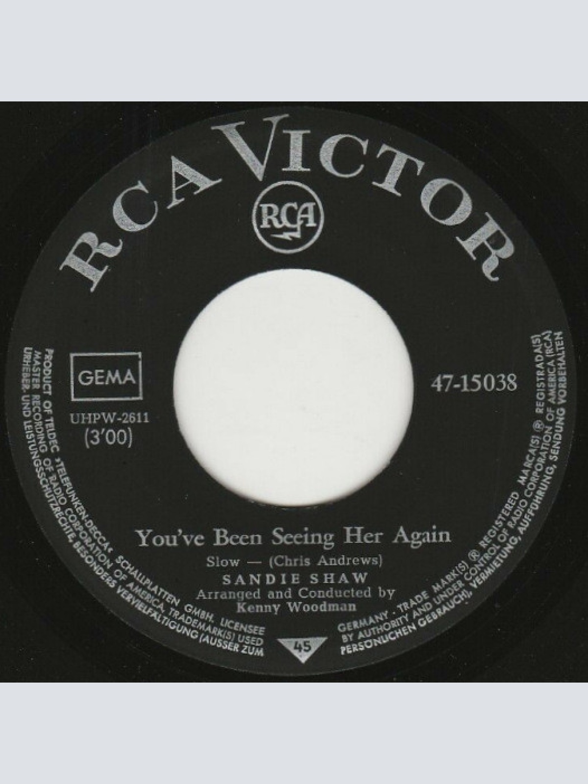 Vinyl / Sandie Shaw - You've Not Changed