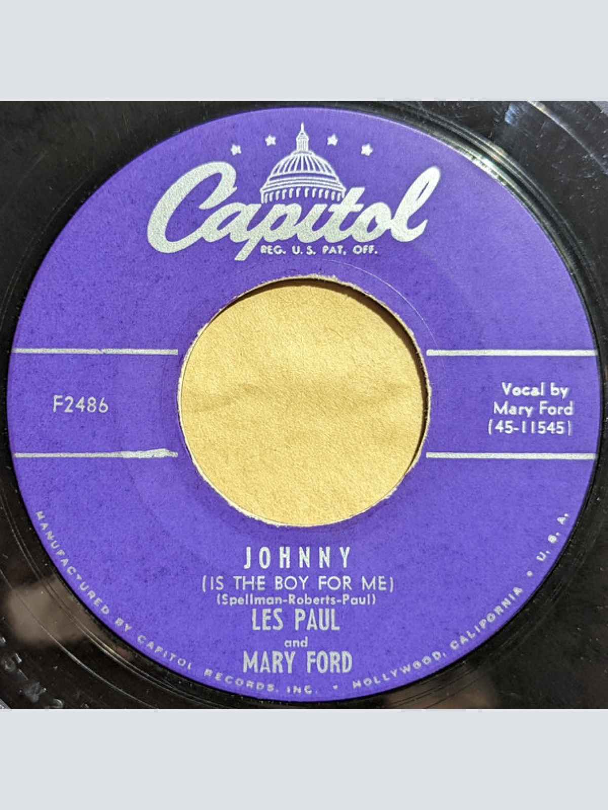 Vinyl / Les Paul And Mary Ford* - Vaya Con Dios / Johnny (Is The Boy For Me)