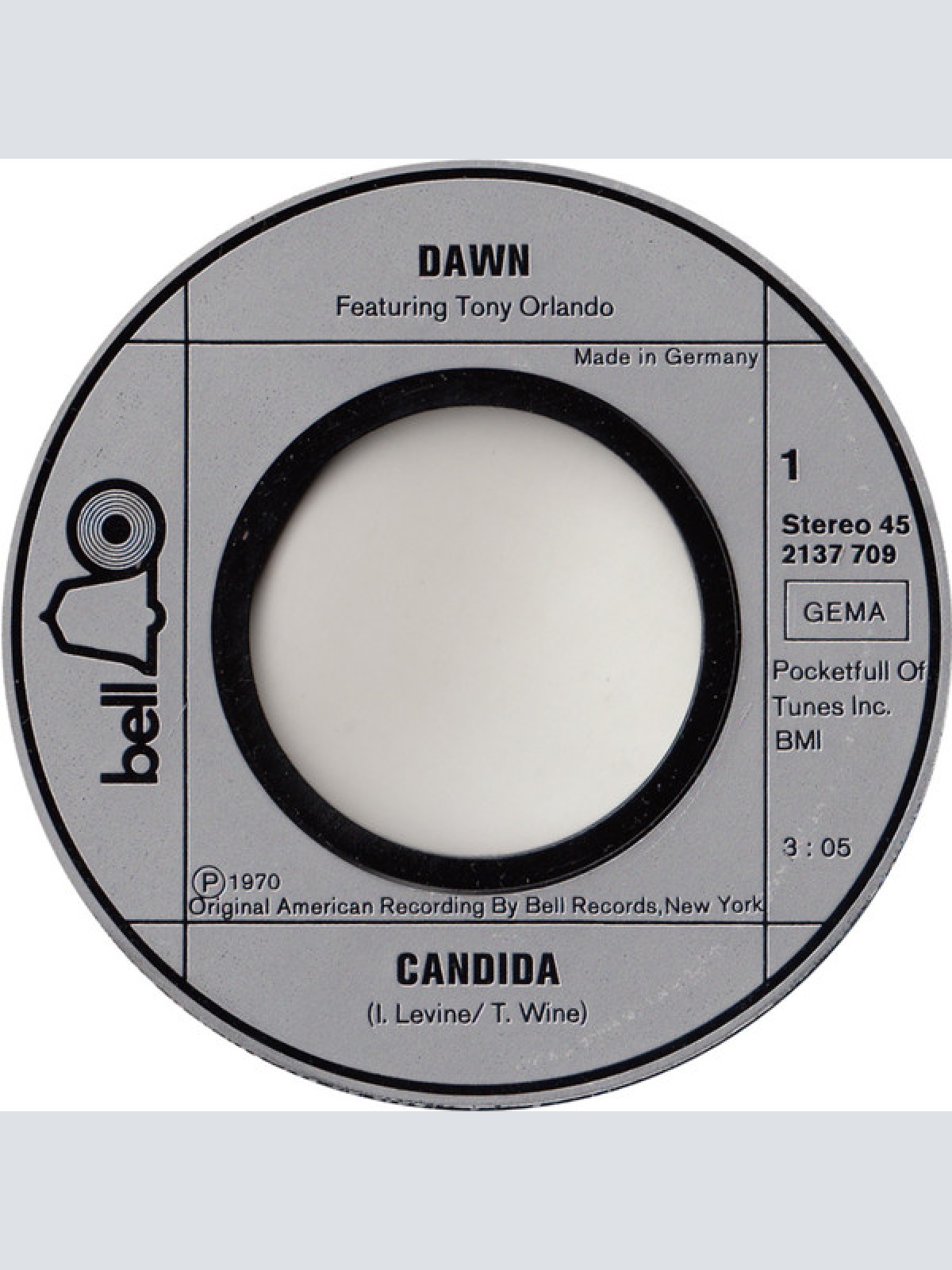 Vinyl / Dawn (5) Feat. Tony Orlando - Die Grossen Vier