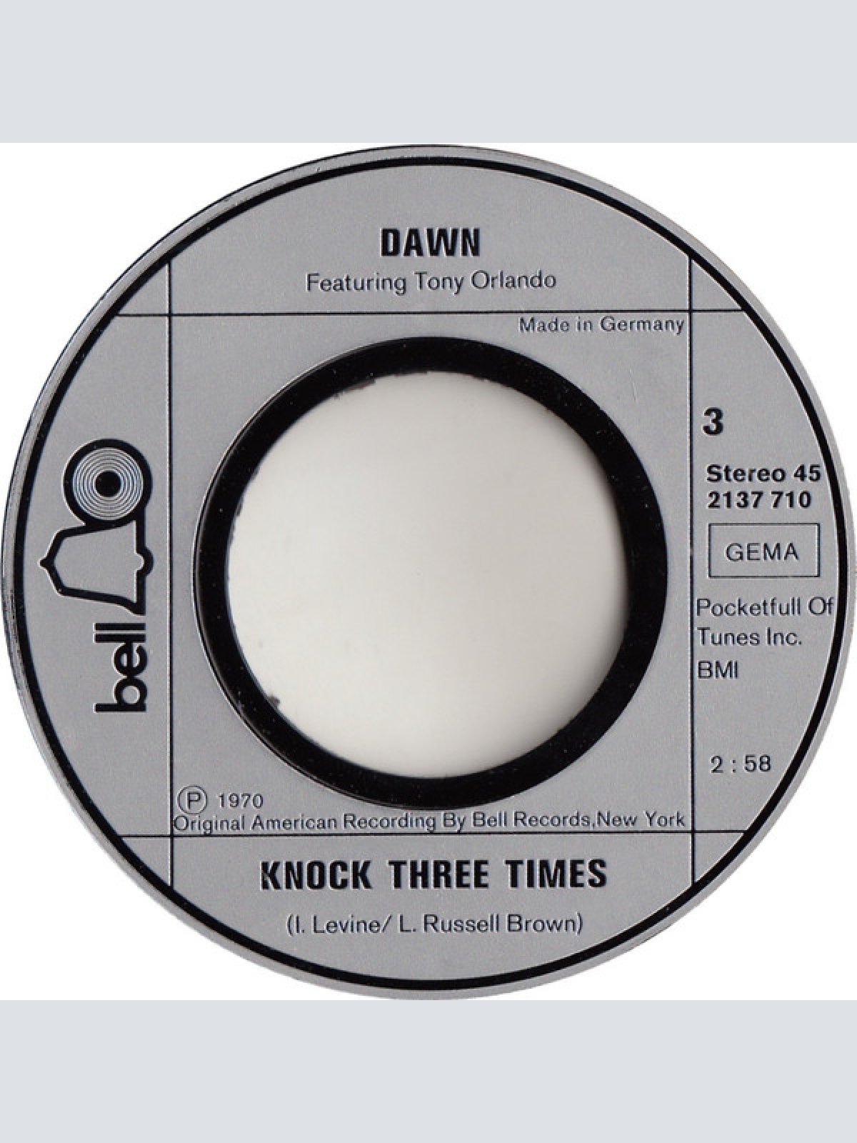 Vinyl / Dawn (5) Feat. Tony Orlando - Die Grossen Vier