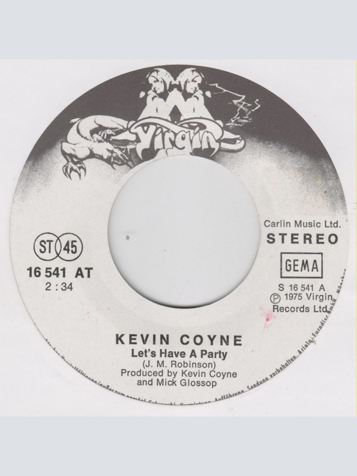 Vinyl / Kevin Coyne - Let's Have A Party