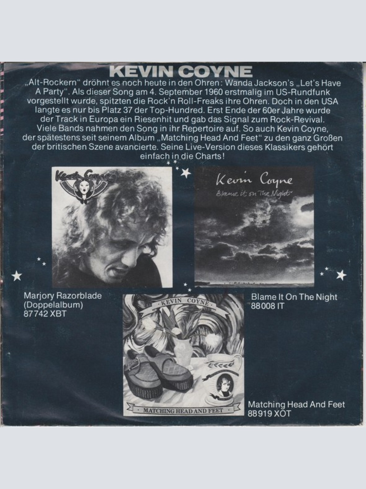 Vinyl / Kevin Coyne - Let's Have A Party