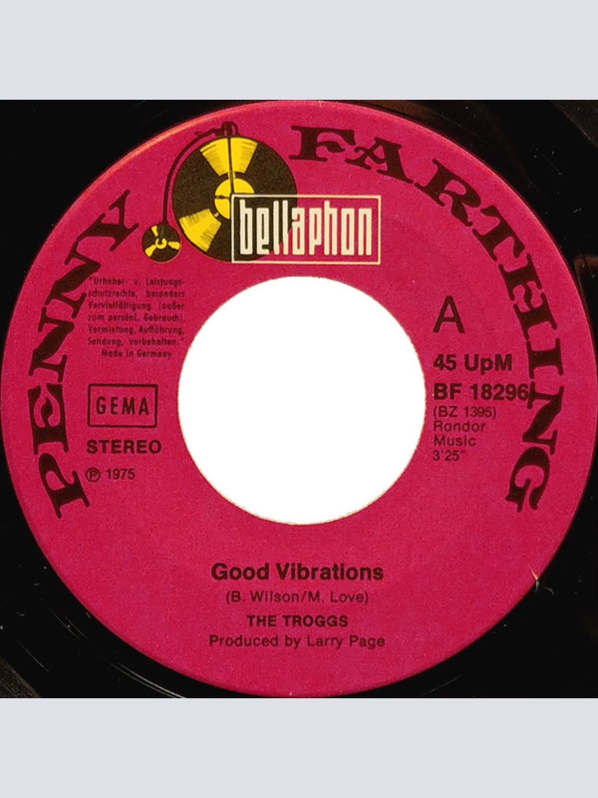 Vinyl / The Troggs - Good Vibrations