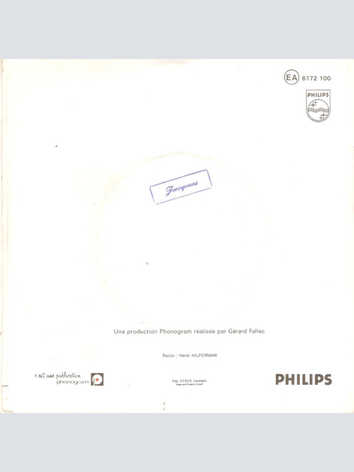 Vinyl / Lenny Kuhr - Y'as Pas de Quoi En Faire Une Chanson