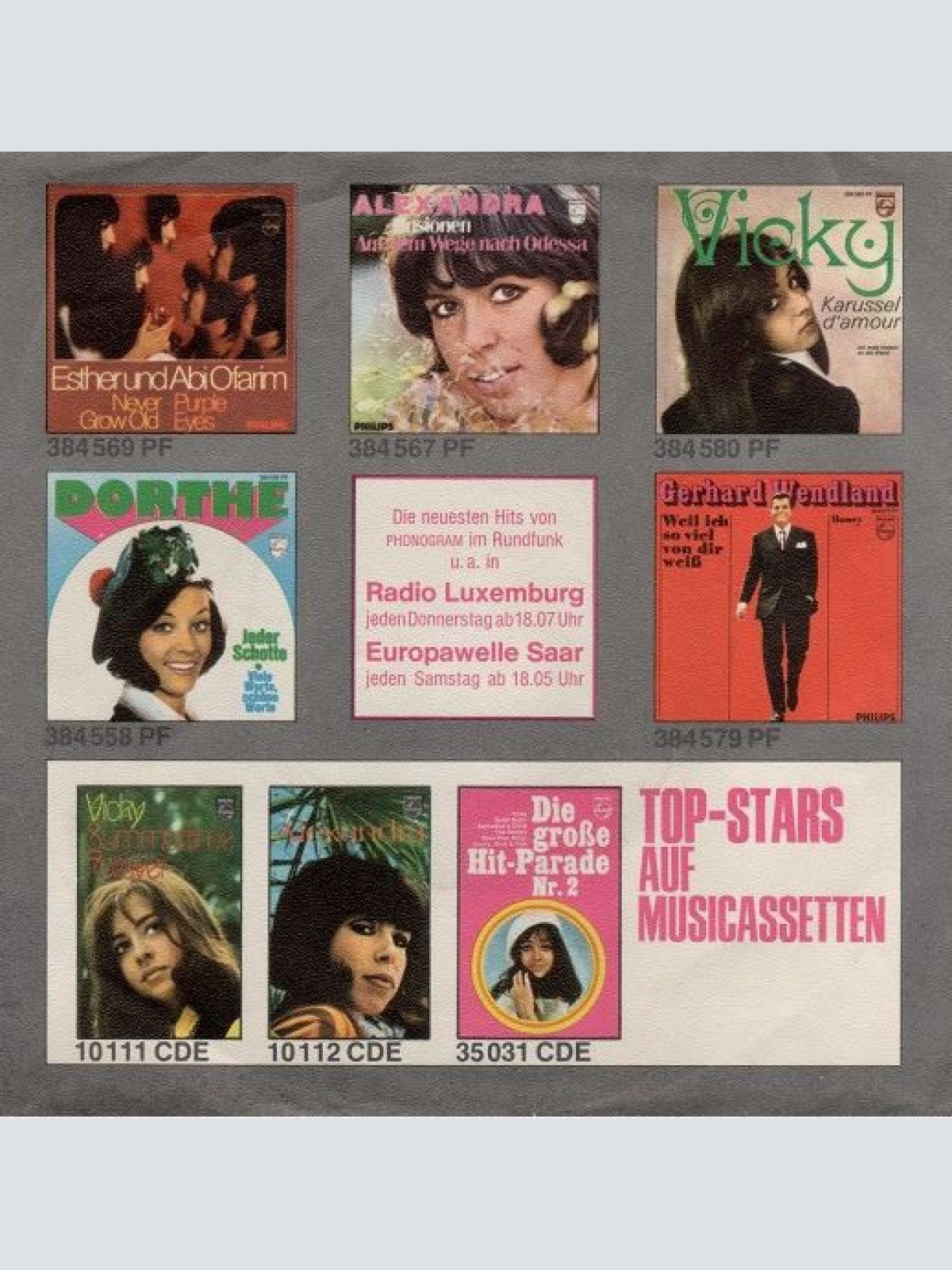 Vinyl / Françoise Hardy -  Souvenirs Der Ersten Großen Liebe / Einmal, Wenn Du Gehst