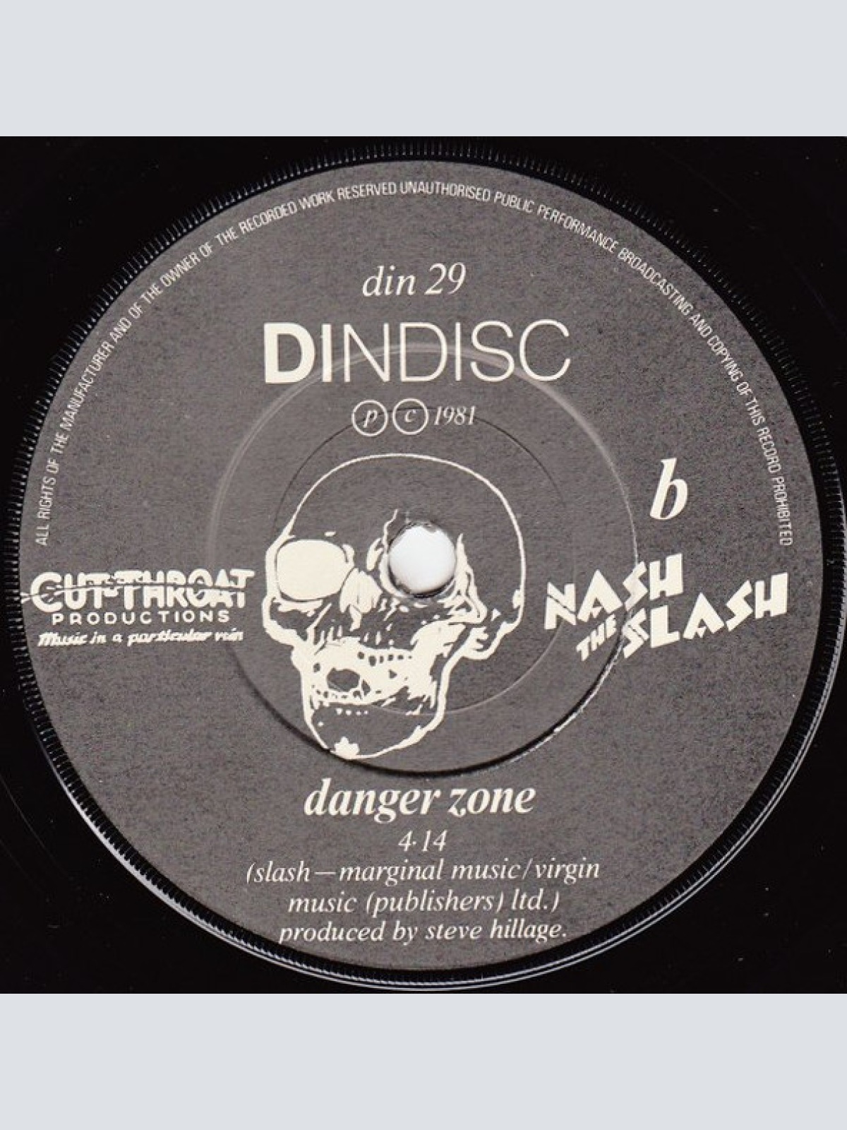 Vinyl / Nash The Slash - 19th Nervous Breakdown