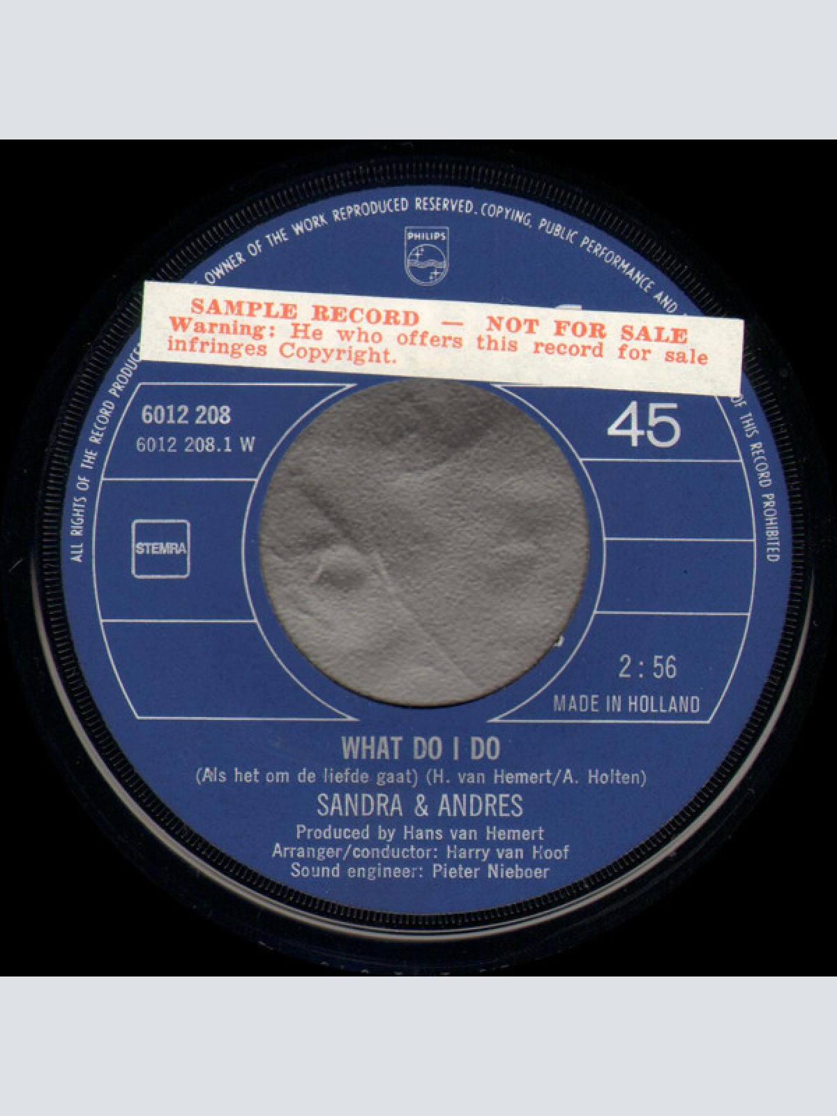 Vinyl / Sandra & Andres - What Do I Do