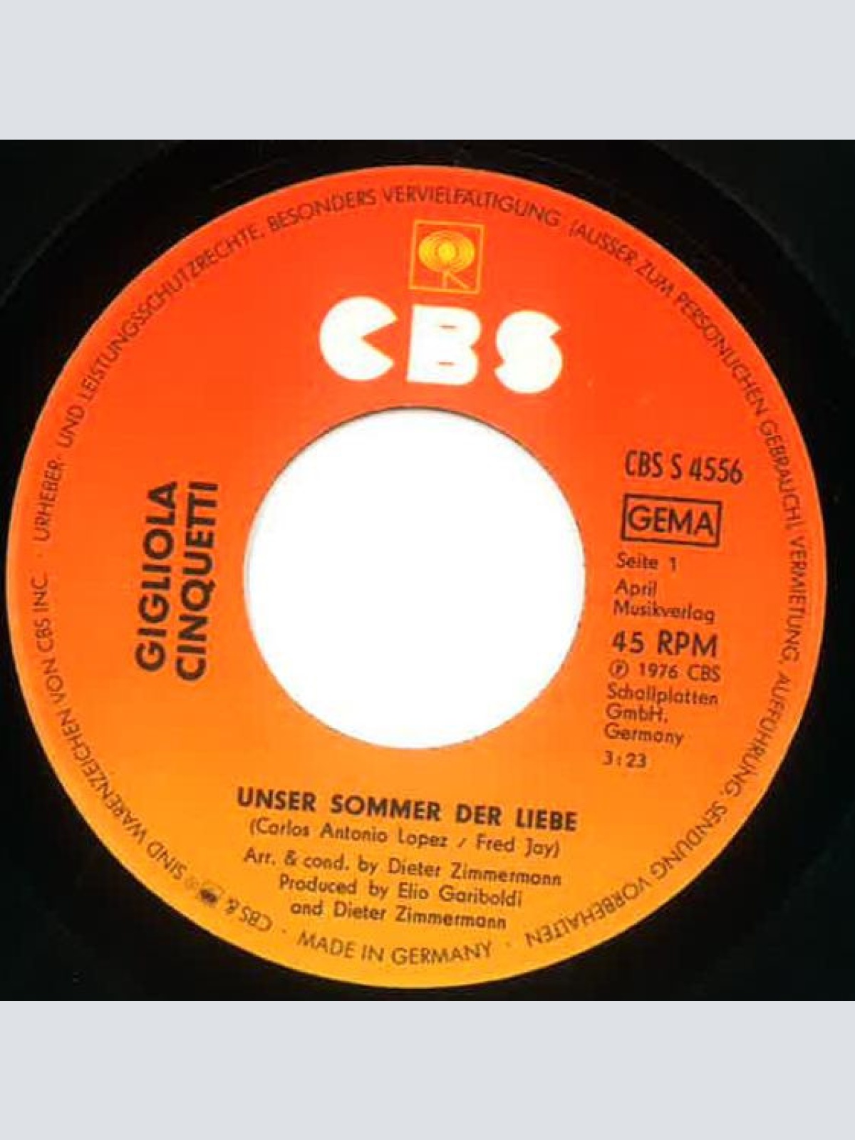 Vinyl / Gigliola Cinquetti - Unser Sommer Der Liebe