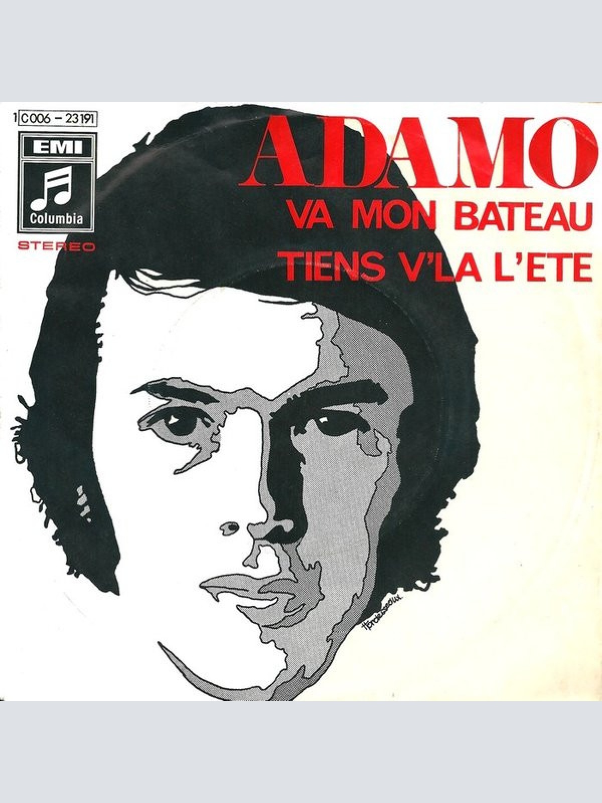 Vinyl / Adamo - Va Mon Bateau / Tiens V'La LÉ'té