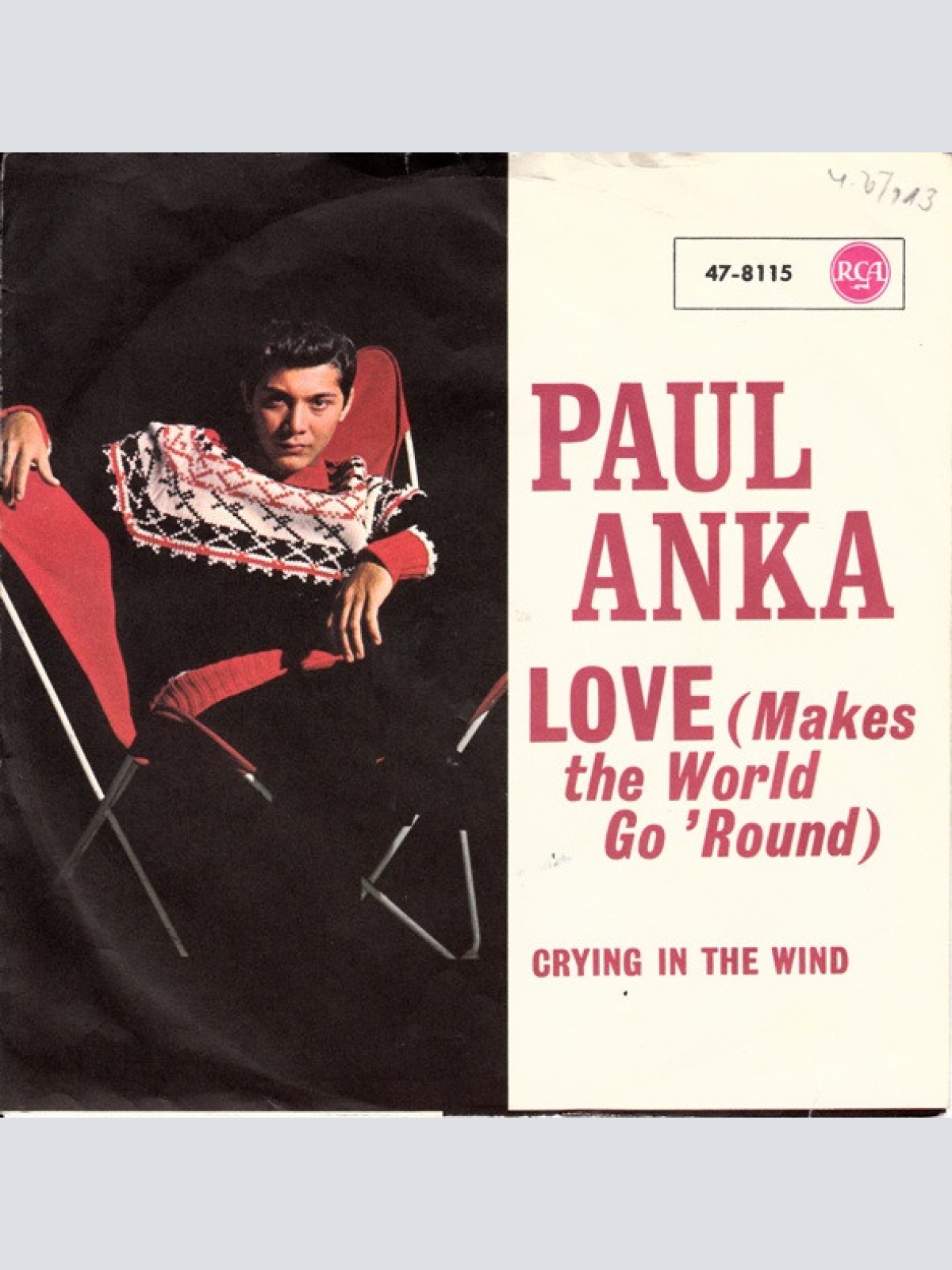 Vinyl / Paul Anka - Love (Makes The World Go 'Round)