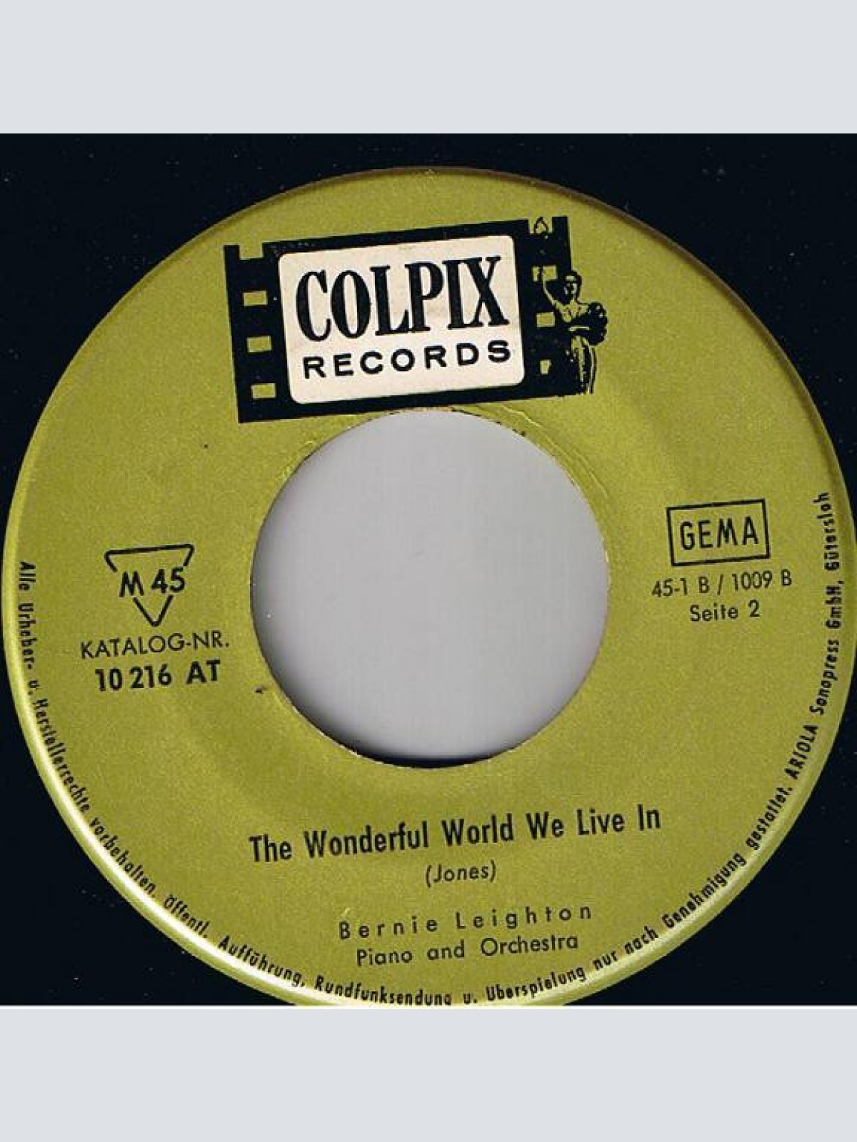 Vinyl / Bernie Leighton Piano and Orchestra* - Lawrence Of Arabia / The Wonderful World We Live In
