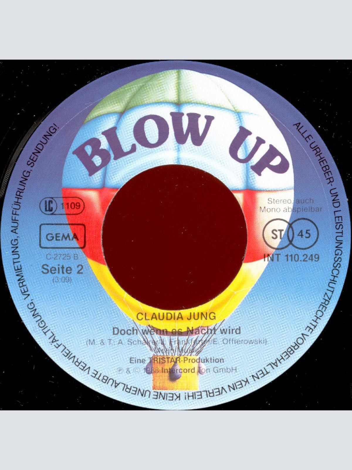 Vinyl / Claudia Jung - Atemlos (Die Nacht, Als Die Erde Feuer Fing)