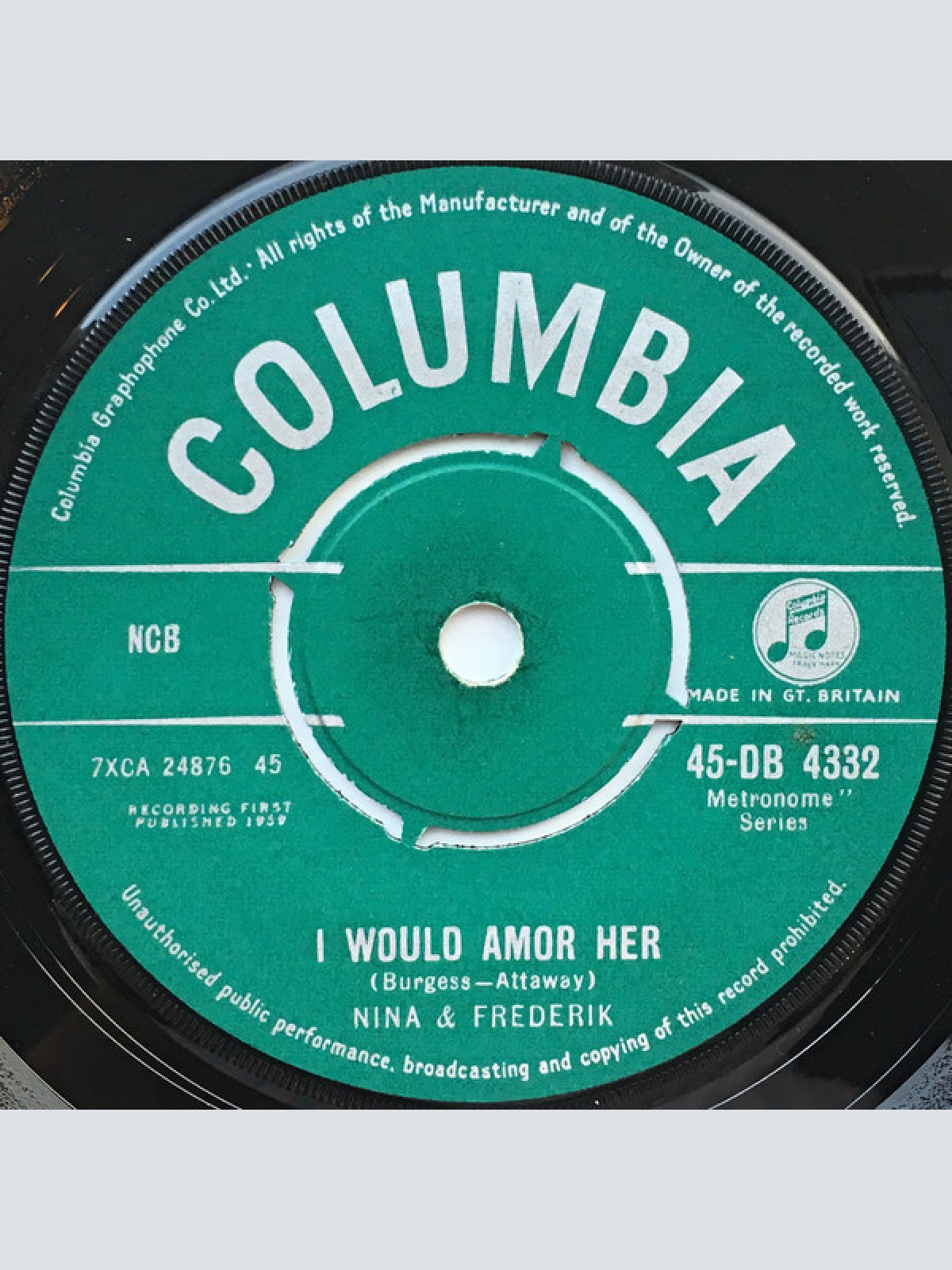 Vinyl / Nina & Frederik - Listen To The Ocean