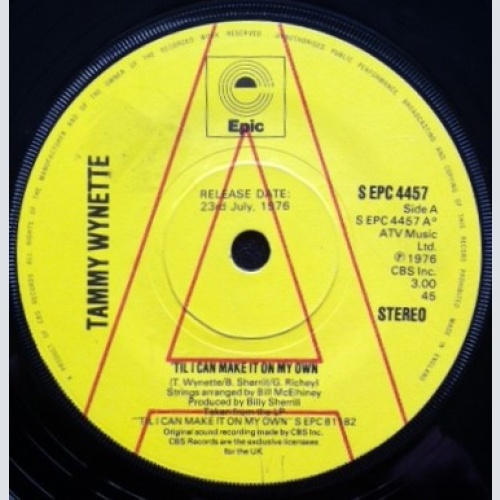 Vinyl / Tammy Wynette - 'Til I Can Make It On My Own