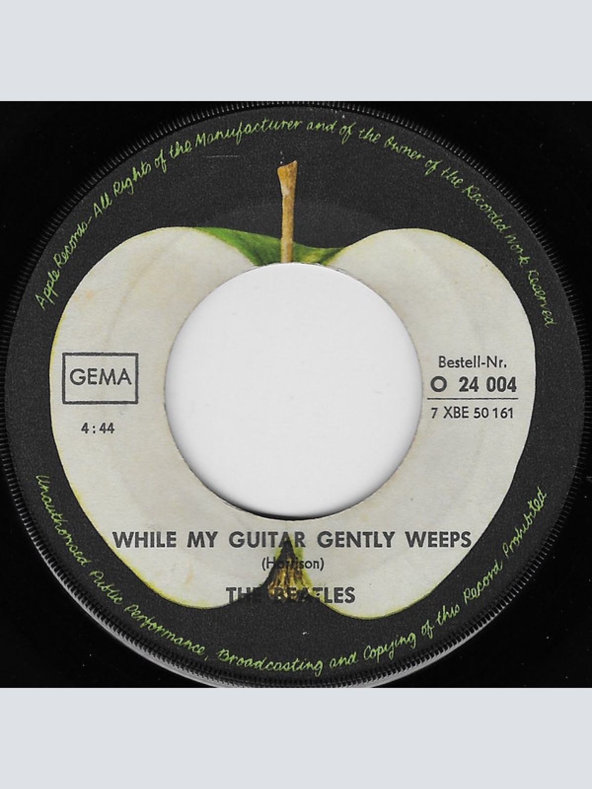 Vinyl / The Beatles - Ob-La-Di, Ob-La-Da / While My Guitar Gently Weeps