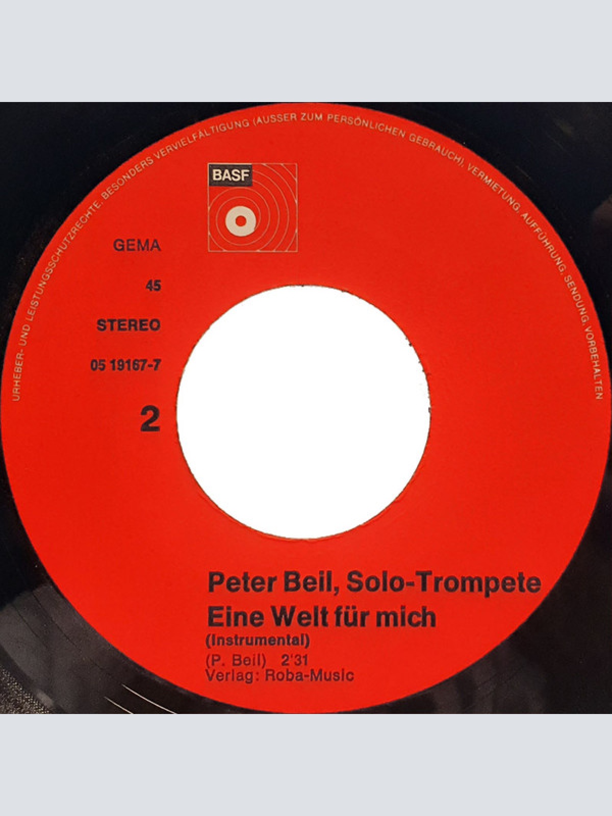 Vinyl / Peter Beil - Ein Mädchen Zum Verlieben