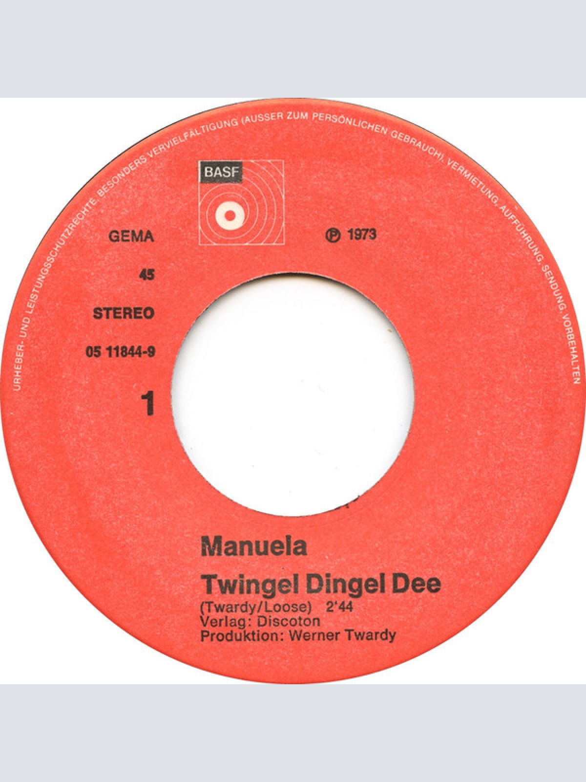 Vinyl / Manuela (5) - Twingel Dingel Dee