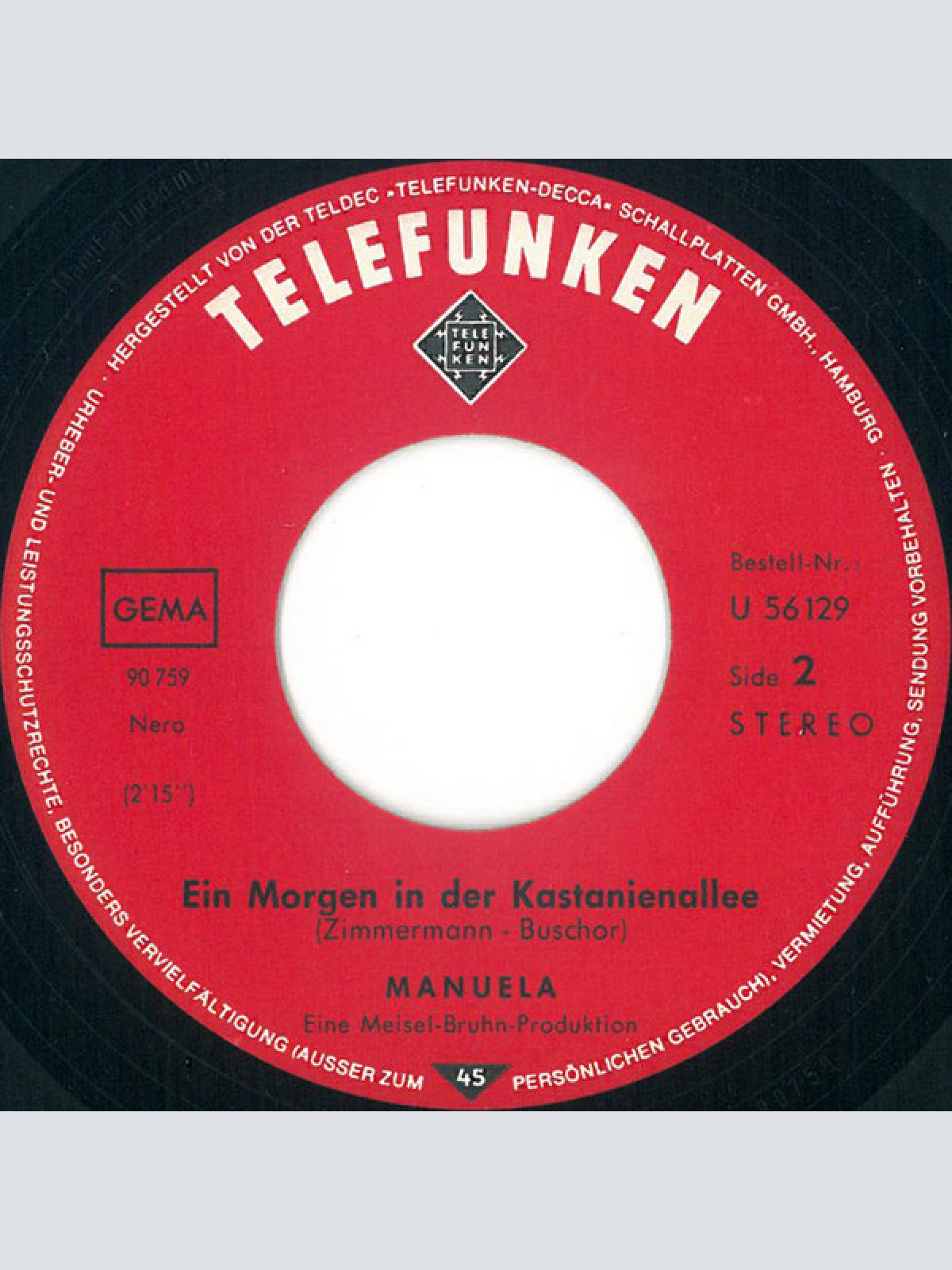 Vinyl / Manuela (5) - Verliebt In Amsterdam