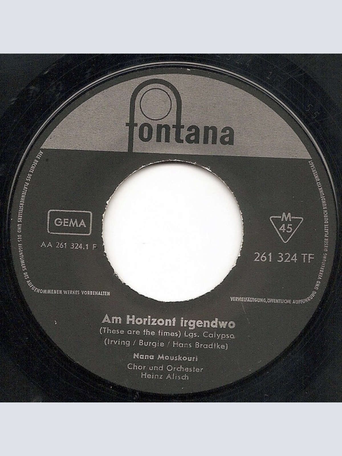 Vinyl / Nana Mouskouri - Am Horizont Irgendwo