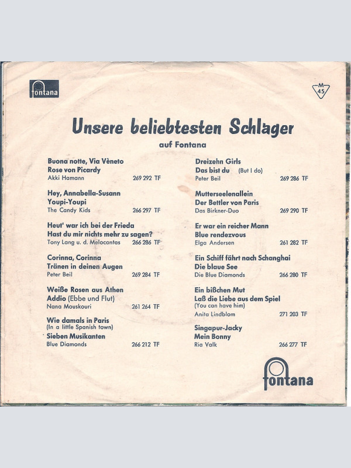 Vinyl / Nana Mouskouri - Am Horizont Irgendwo