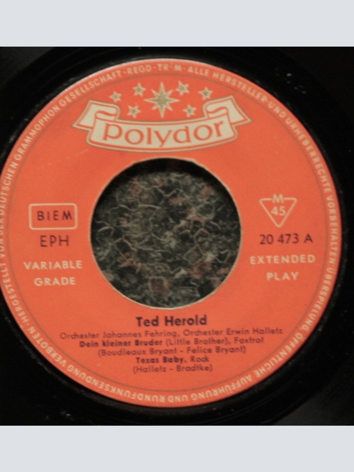 Vinyl / Ted Herold - Dein Kleiner Bruder