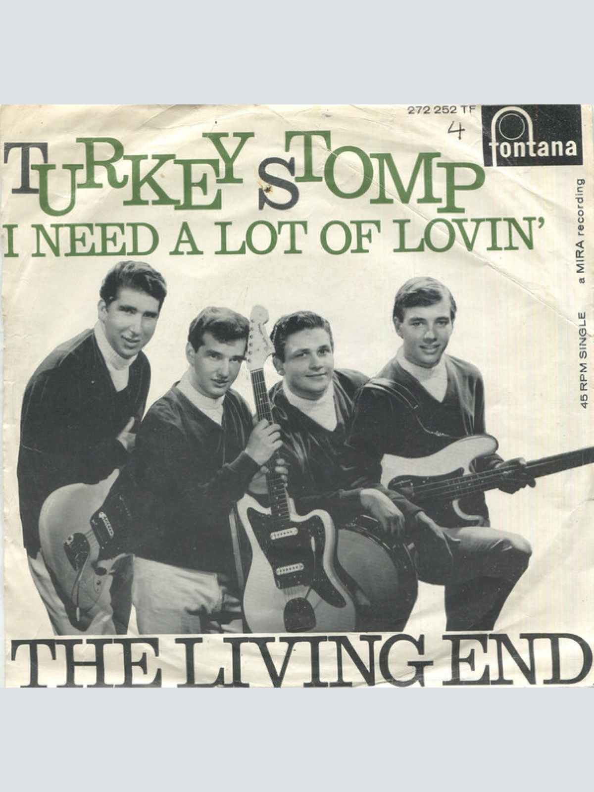 Vinyl / The Living End (2) - I Need A Lot Of Lovin' (Time Is Runnin' Out) / Turkey Stomp