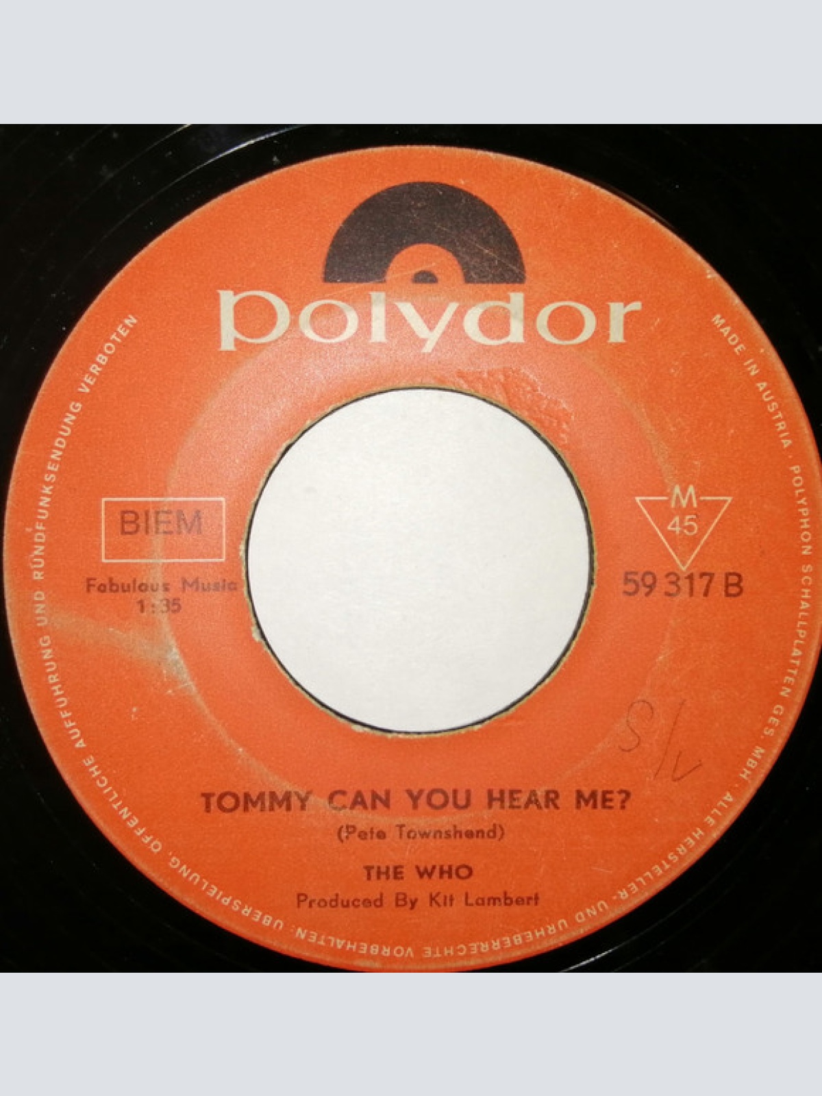 Vinyl / The Who - I'm Free