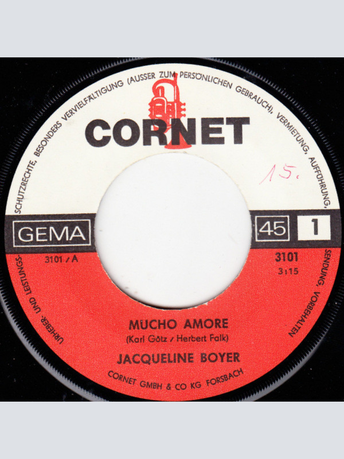 Vinyl / Jacqueline Boyer - Mucho Amore