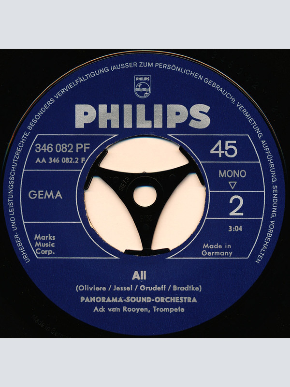 Vinyl / Panorama Sound Orchestra, Ack van Rooyen - Man Lebt Nur Zweimal