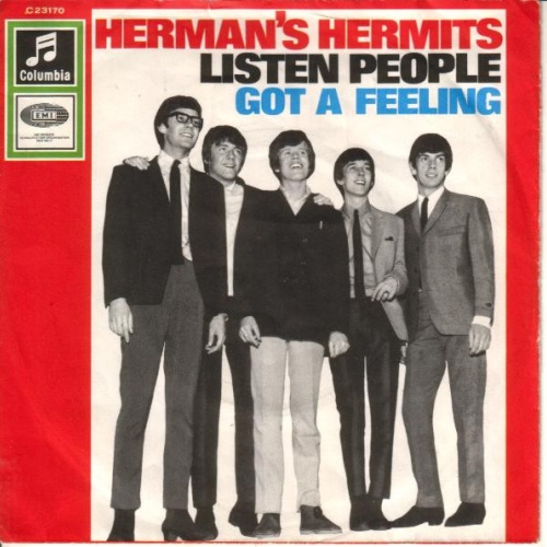 Vinyl / Herman's Hermits - Listen People / Got A Feeling