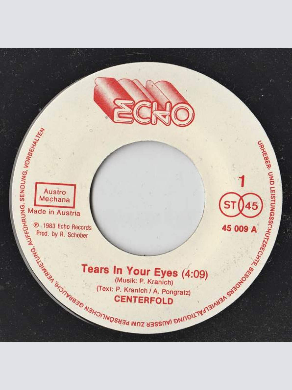 Vinyl / Centerfold (6) - Tears In Your Eyes / Passion