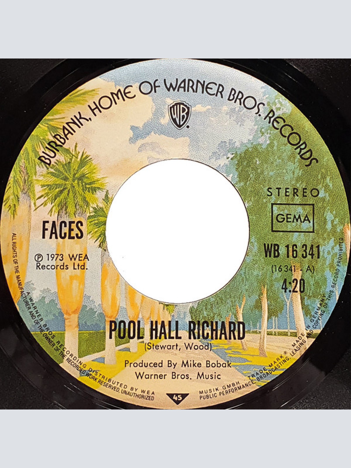 Vinyl / Faces (3) - Pool  Hall Richard