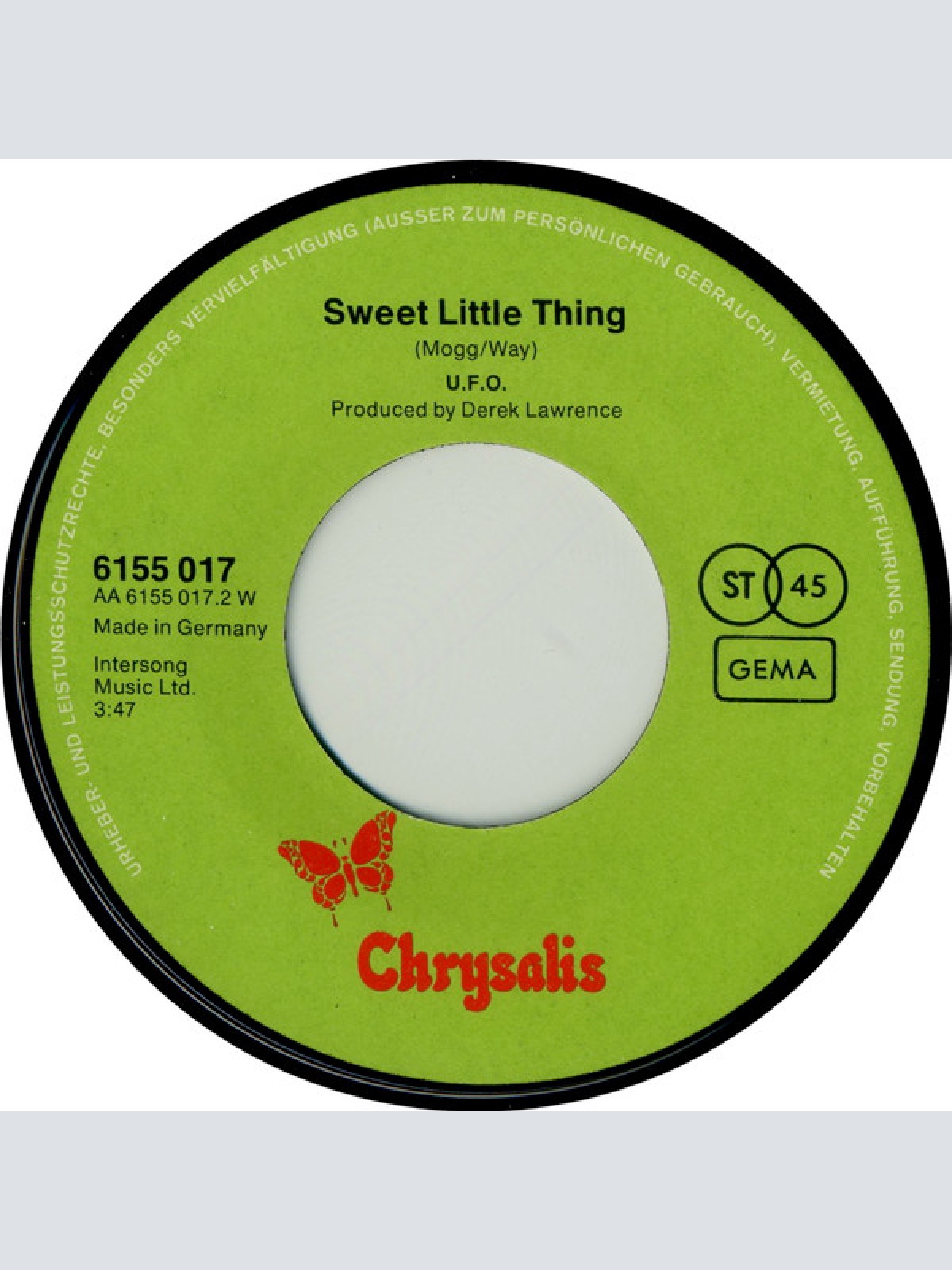 Vinyl / U.F.O.* - Give Her The Gun