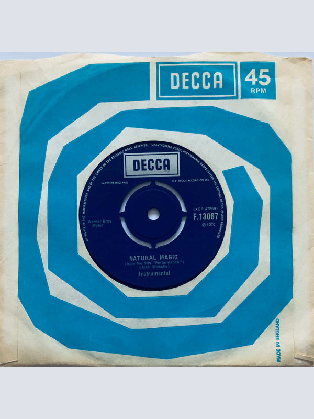 Vinyl / Mick Jagger - Memo From Turner / Natural Magic