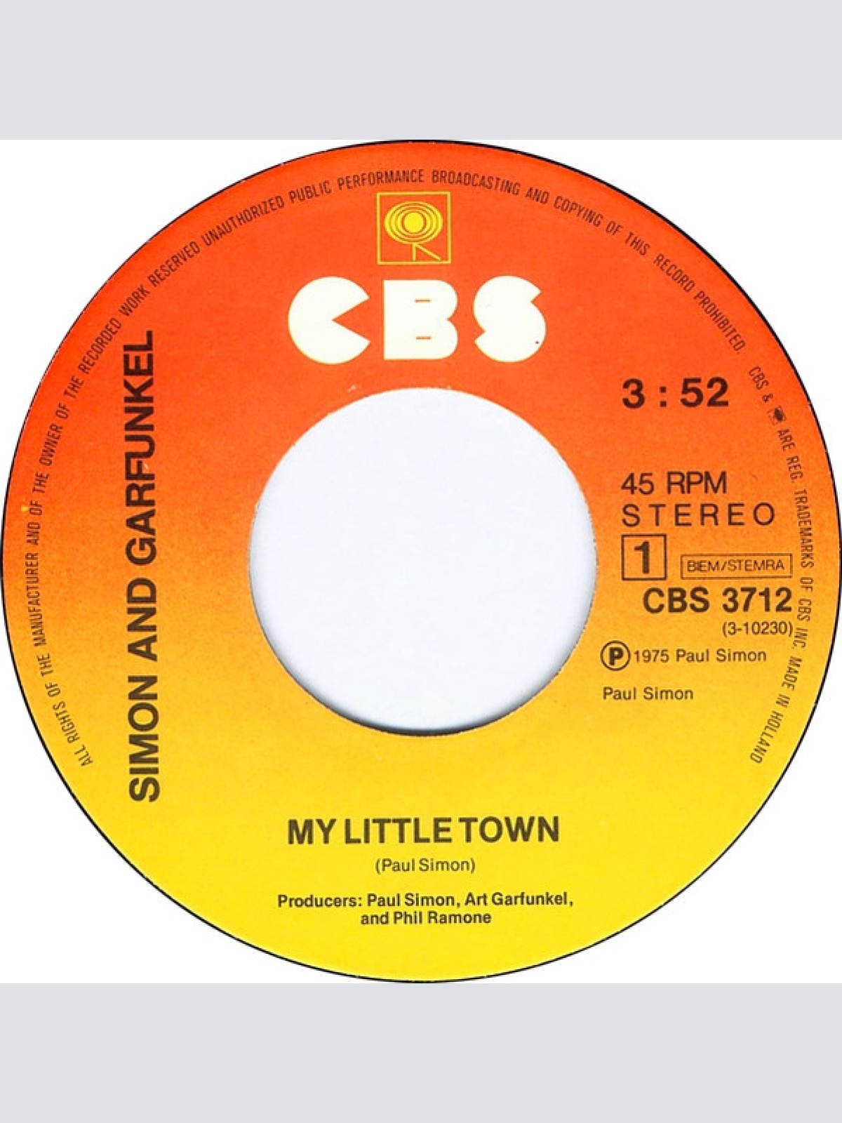 Vinyl / Simon And Garfunkel* Plus Art Garfunkel Plus Paul Simon - My Little Town
