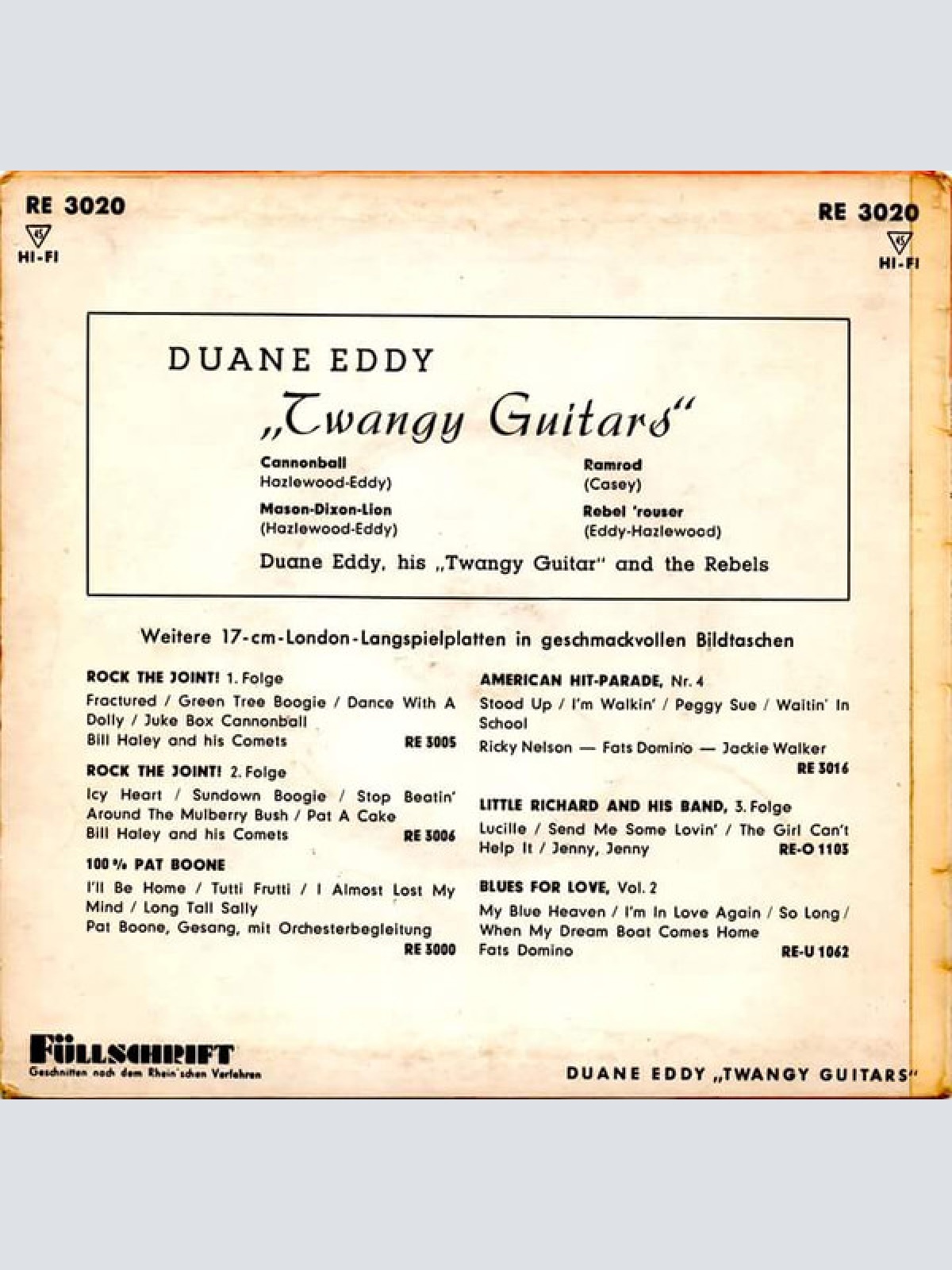 Vinyl / Duane Eddy - Twangy Guitars