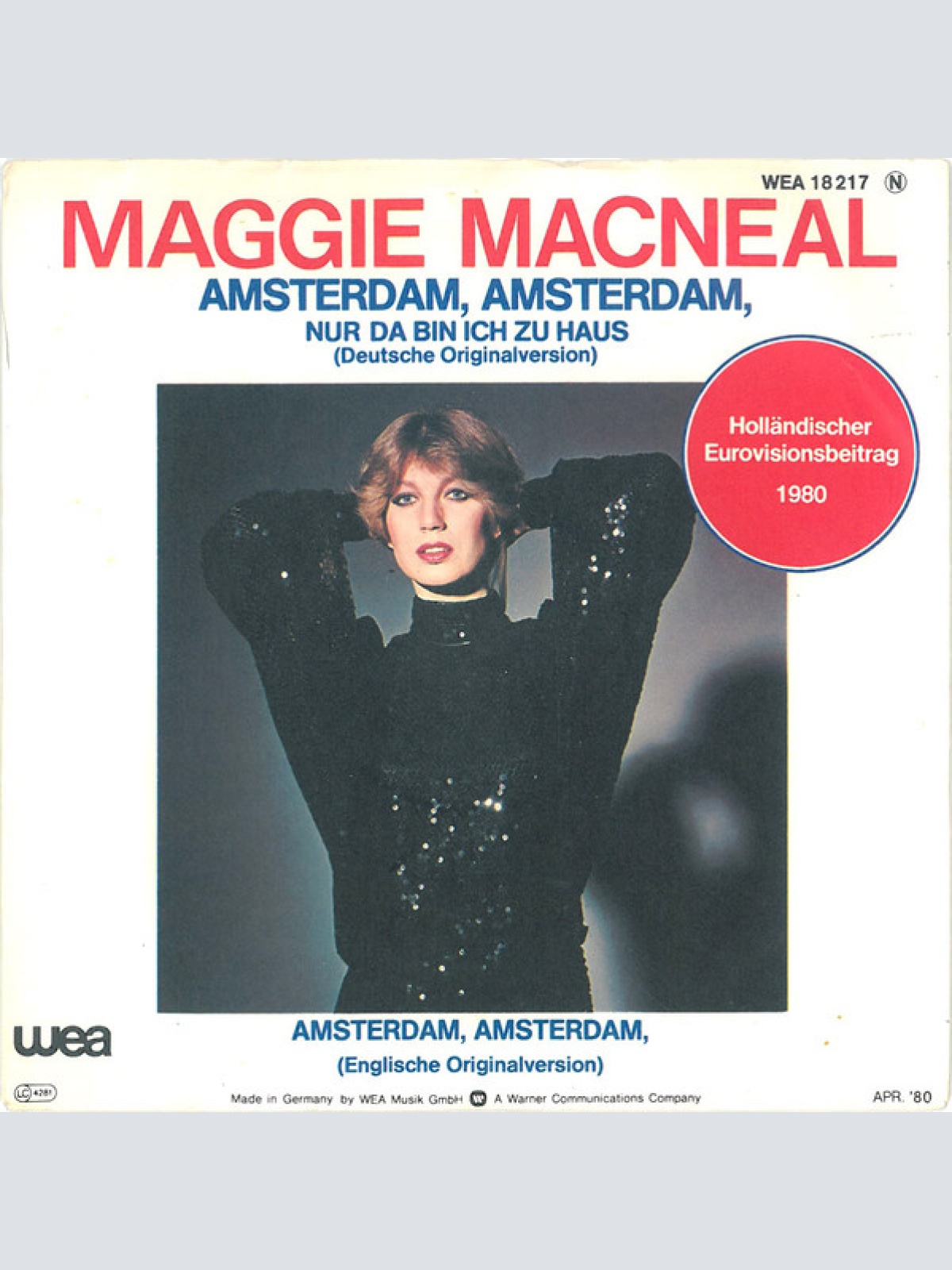 Vinyl / Maggie MacNeal - Amsterdam, Amsterdam (Nur Da Bin Ich Zuhaus)