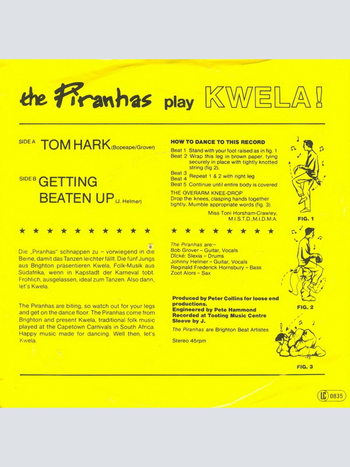 Vinyl / The Piranhas - Tom Hark