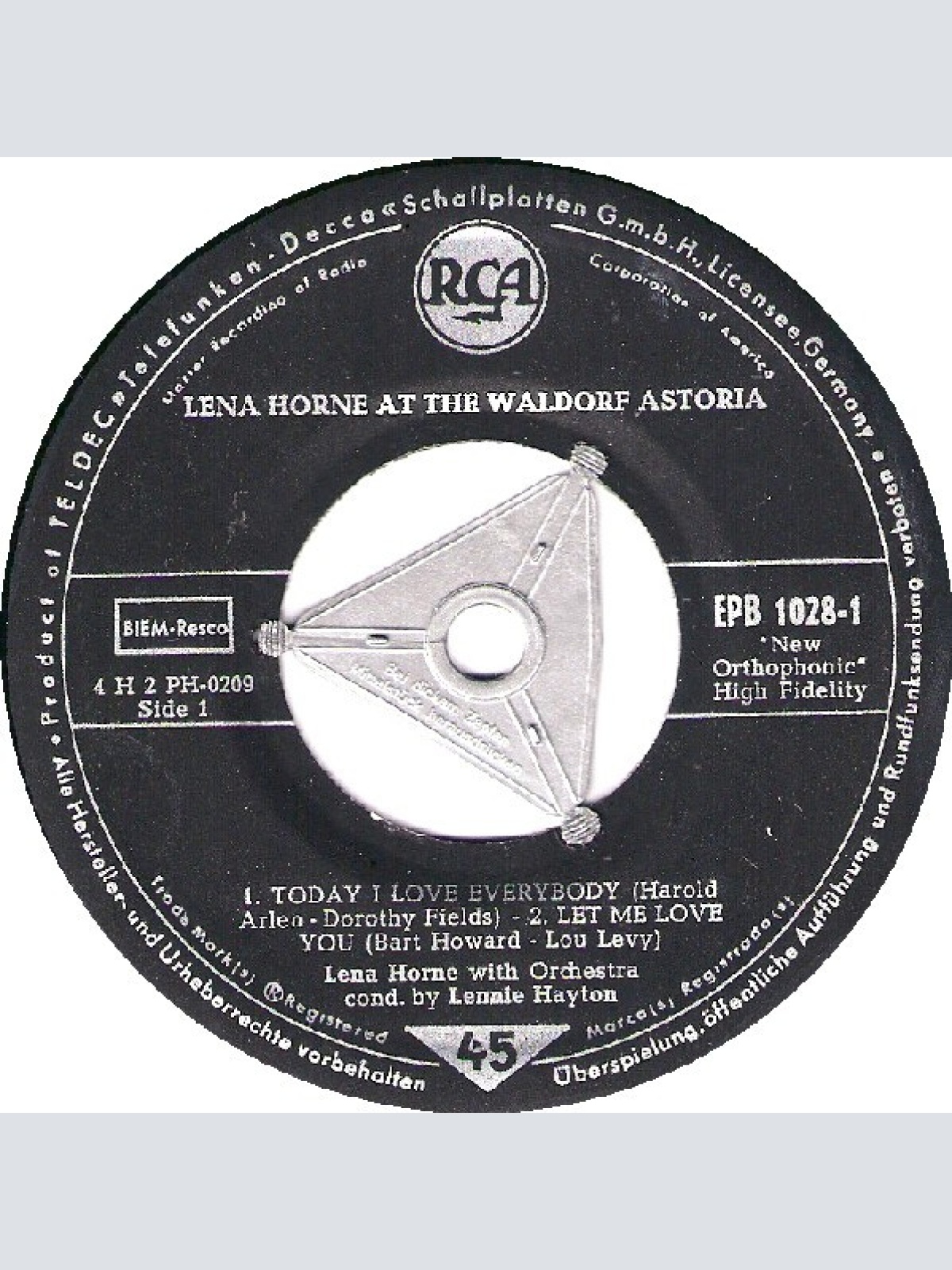 Vinyl / Lena Horne With Nat Brandwynne's Orchestra* - Lena Horne At The Waldorf Astoria