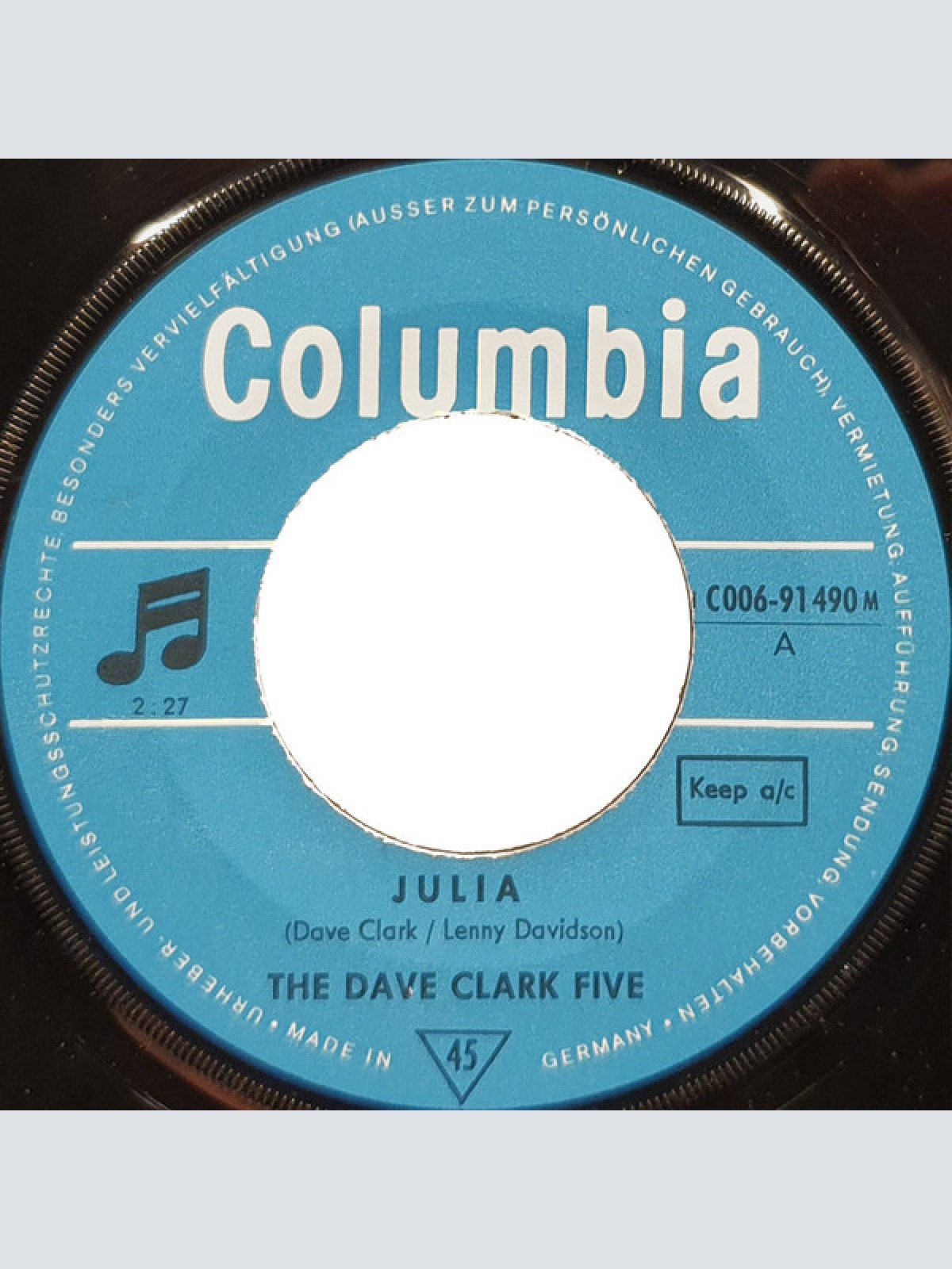 Vinyl / The Dave Clark Five - Julia / Five By Five