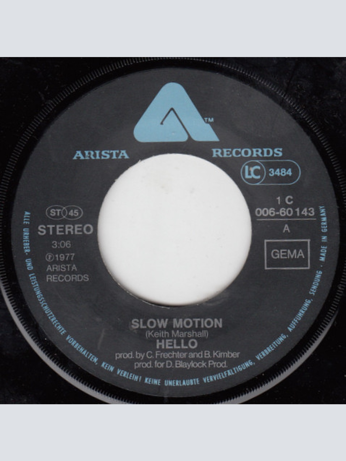 Vinyl / Hello - Slow Motion