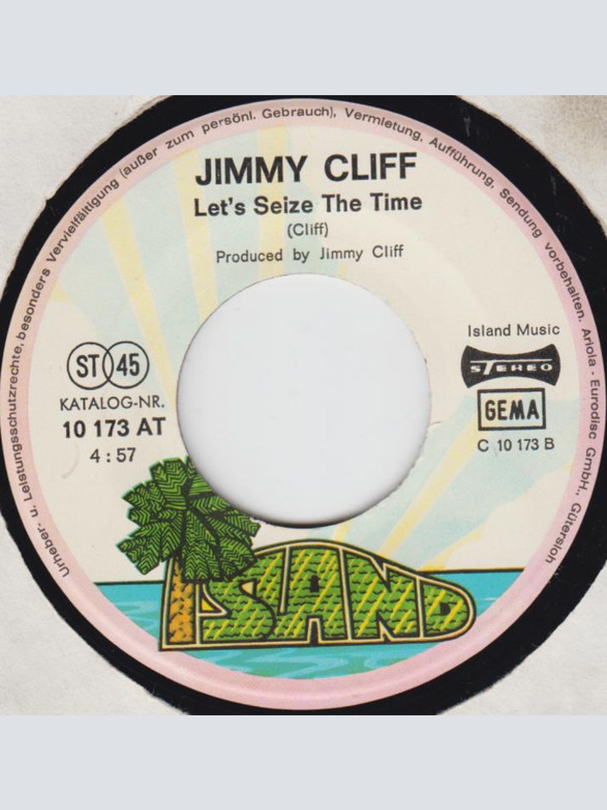 Vinyl / Jimmy Cliff - Goodbye Yesterday / Let's Seize The Time