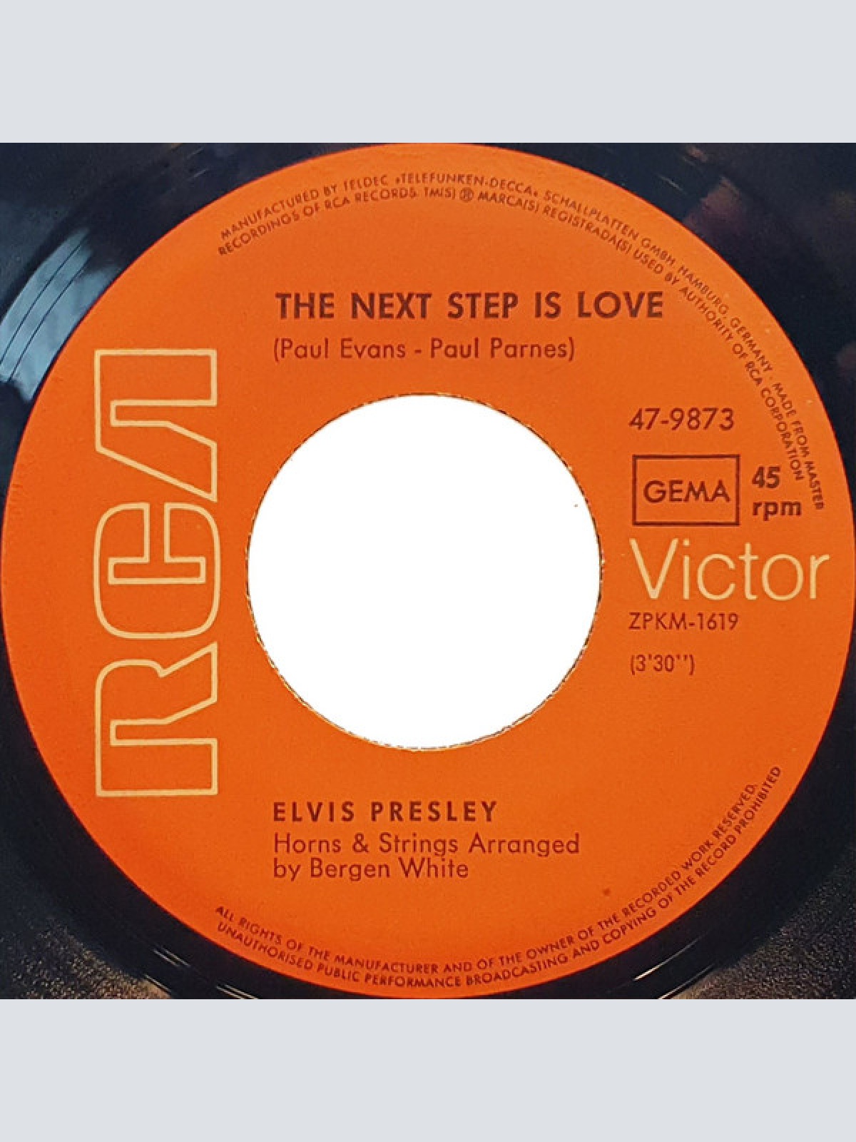 Vinyl / Elvis* - I've Lost You / The Next Step Is Love