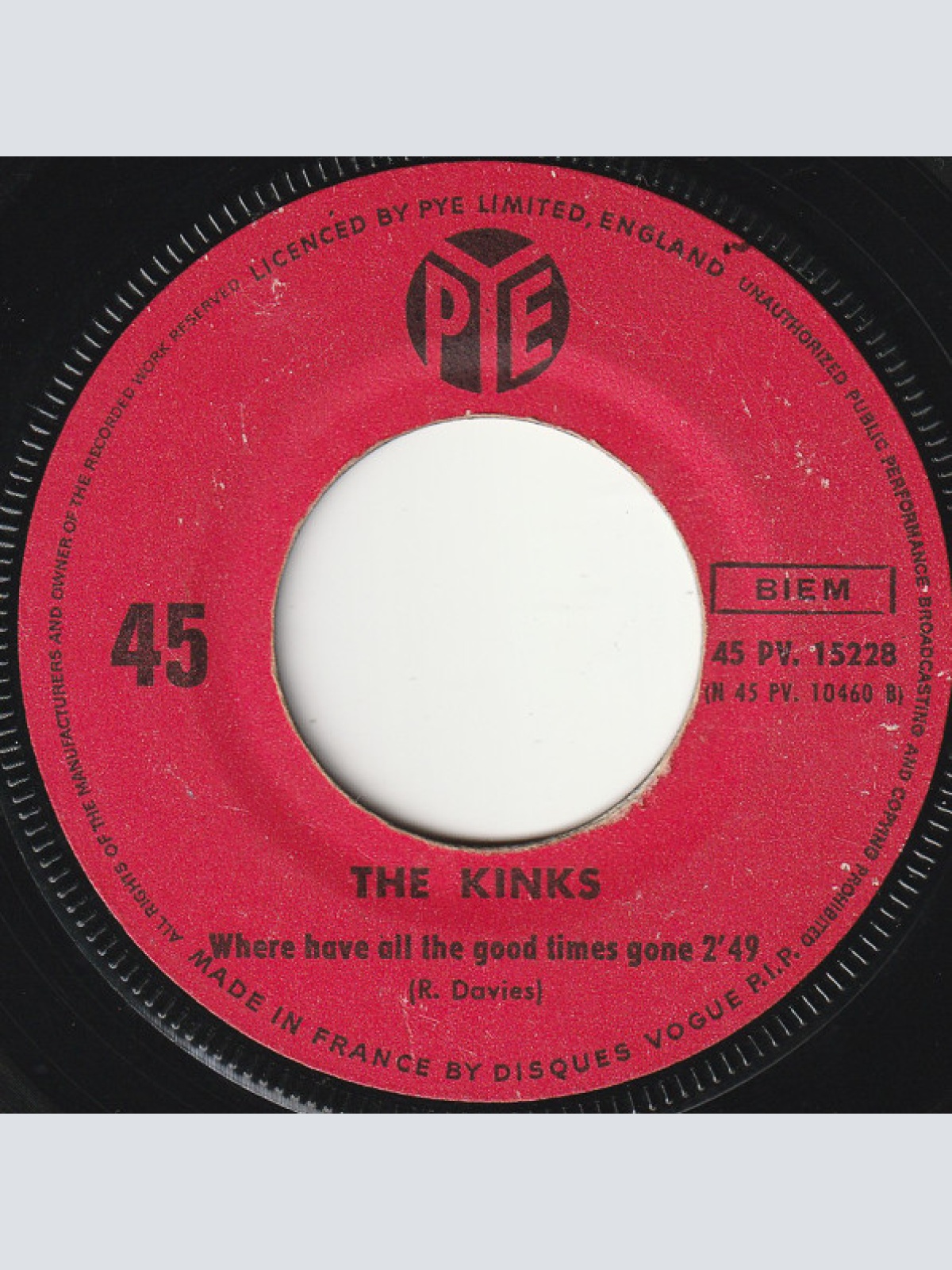 Vinyl / The Kinks - Till The End Of The Day