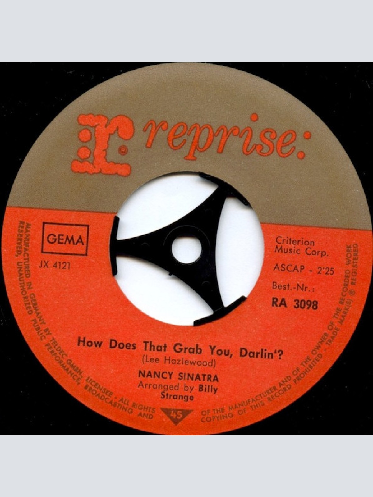 Vinyl / Nancy Sinatra - How Does That Grab You, Darlin'?