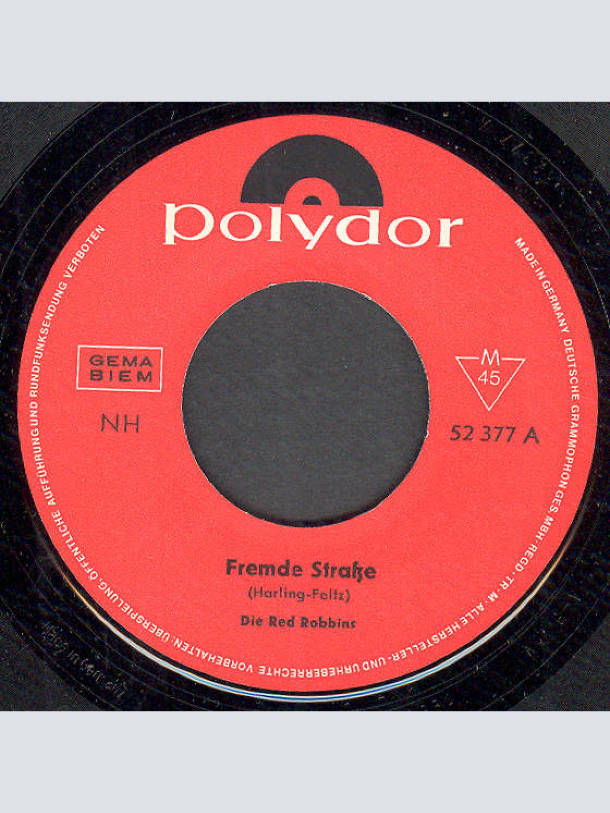 Vinyl / Die Red Robbins - Fremde Straße