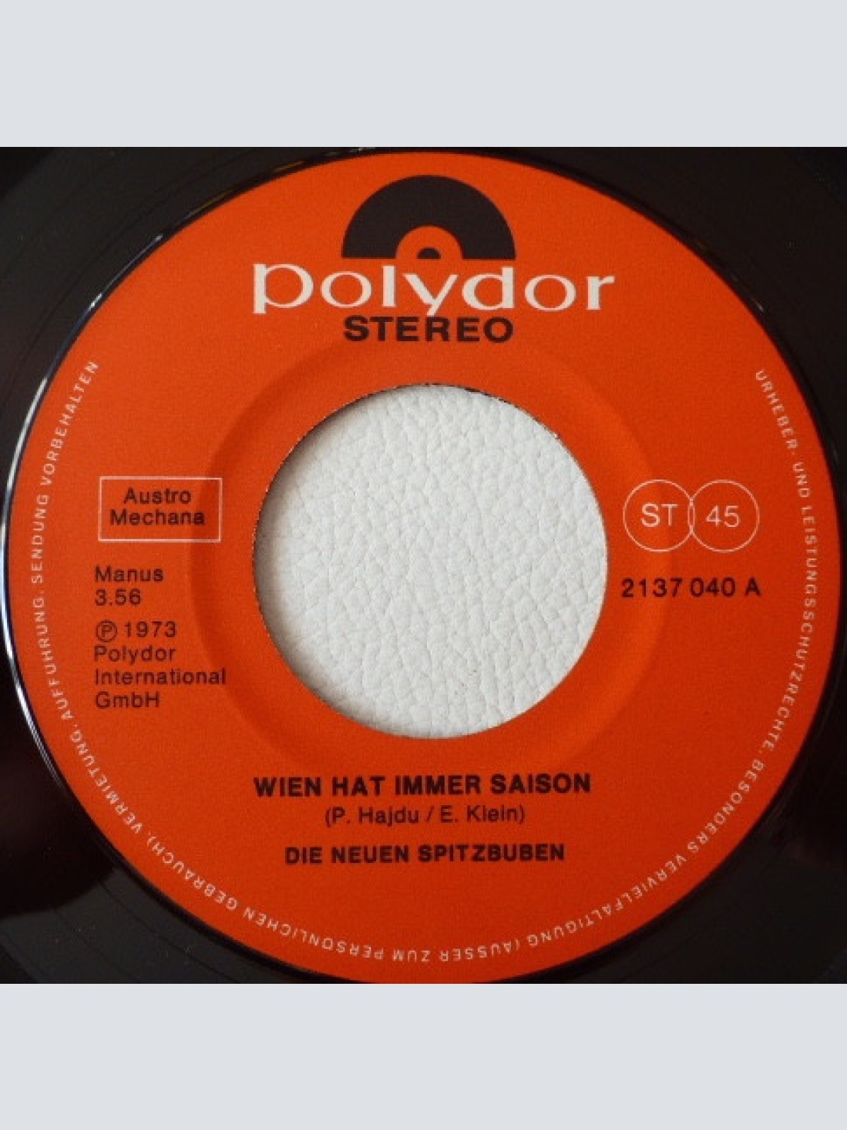 Vinyl / Die Neuen Spitzbuben Und Walter Keller - Die Grossen Vier