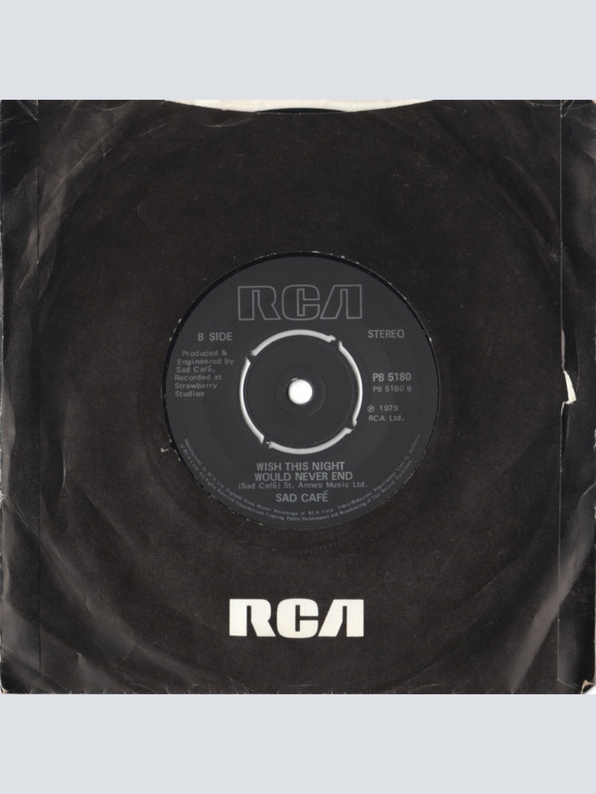 Vinyl / Sad Café - Every Day Hurts