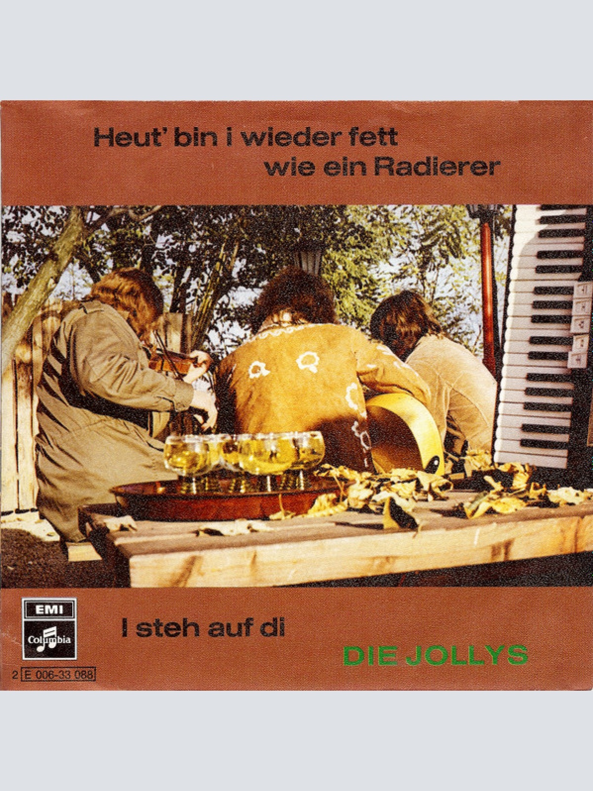Vinyl / Die Jollys - Heut' Bin I Wieder Fett Wie Ein Radierer / I Steh Auf Di