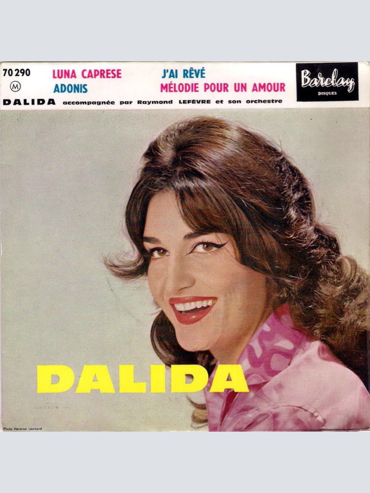 Vinyl / Dalida Accompagnée Par Raymond Lefèvre Et Son Orchestre* - Luna Caprese